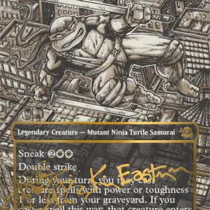 Leonardo, Sewer Samurai (Borderless) (Gold-Stamped Signature)