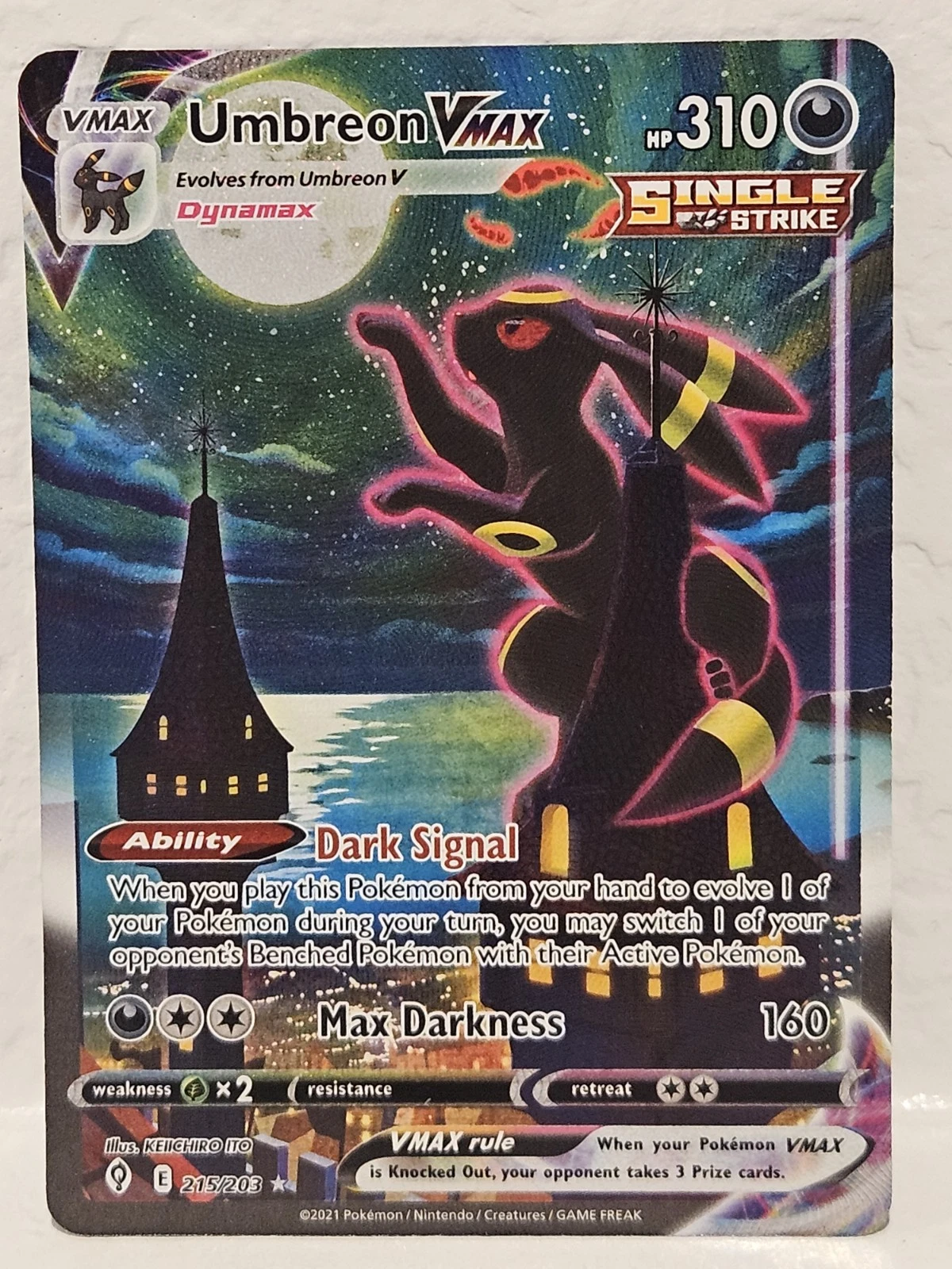 Umbreon VMAX (Alternate Art Secret)