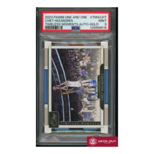 Chet Holmgren - Timeless Moments Auto Gold - 2023 Panini One And One - 9/10 - TMACHT - PSA 9 - 125858516