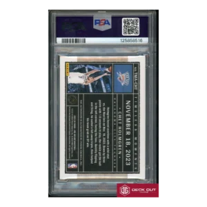 Chet Holmgren - Timeless Moments Auto Gold - 2023 Panini One And One - 9/10 - TMACHT - PSA 9 - 125858516